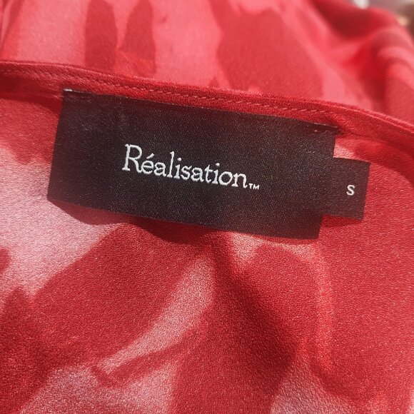 Realisation Par Red Havana The Gia Maxi Silk Dress - Picture 3 of 7